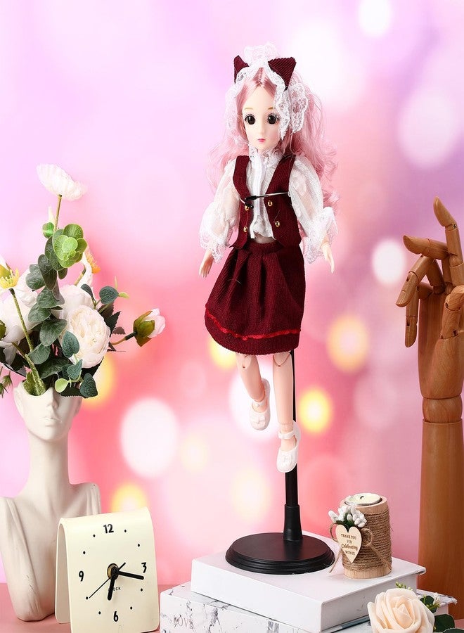 Yaocom 12 Pcs Adjustable Doll Stand Display Holder for 14 to 18 Inches Action Figure Stands with Expandable Waist Wire Bracket Support Dolls Display Rack for Home Shop Birthday Party(Black) - Image 5
